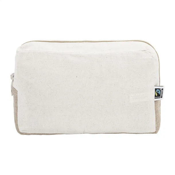 Ferbax Fairtrade cosmetic bag Natural
