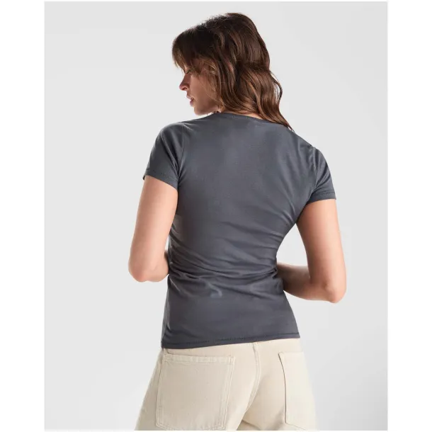 Golden short sleeve women's t-shirt - Roly Marl Grey