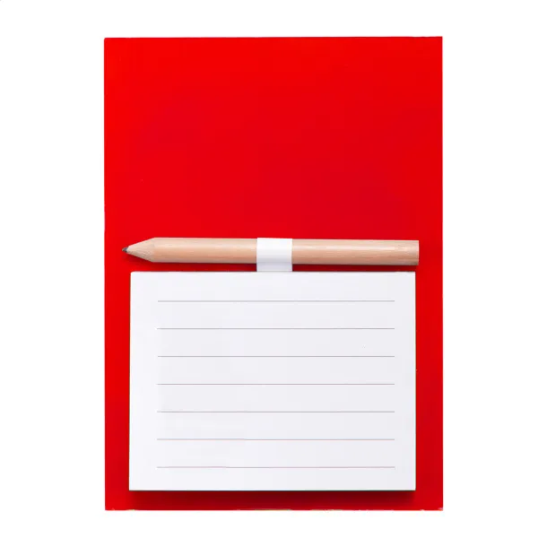 Pecfri magnetic notepad Red