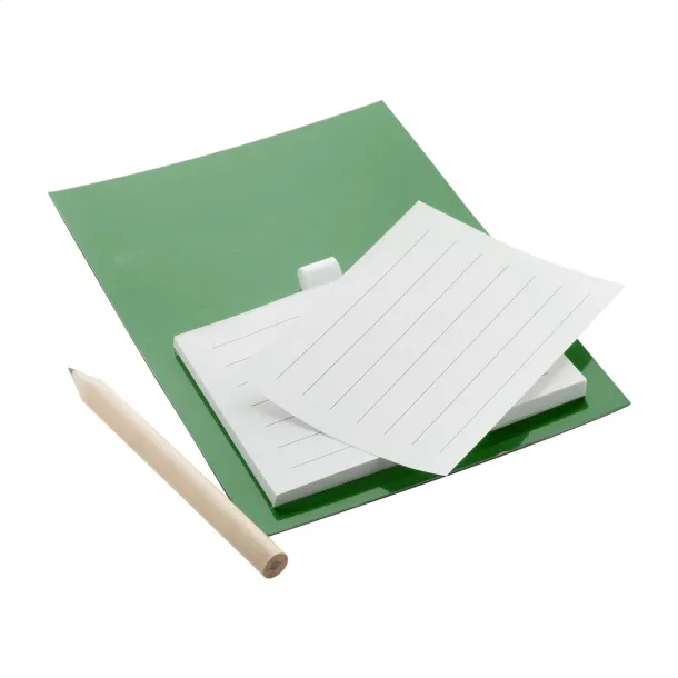 Pecfri magnetic notepad Green