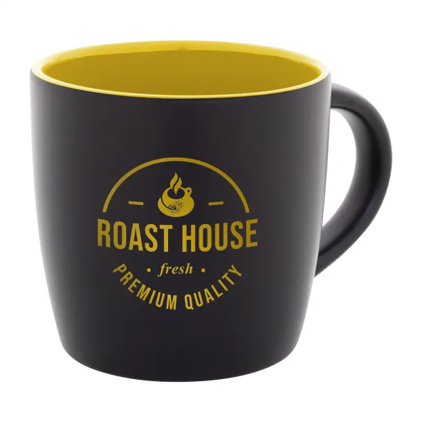 Sculptus mug Yellow Black