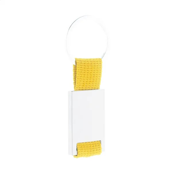 Poxil keyring Yellow Silver