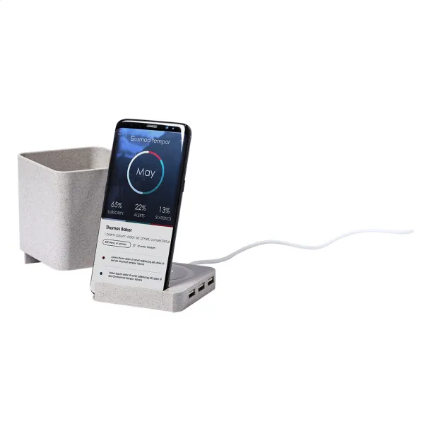Ampdesk multifunctional pen holder Beige