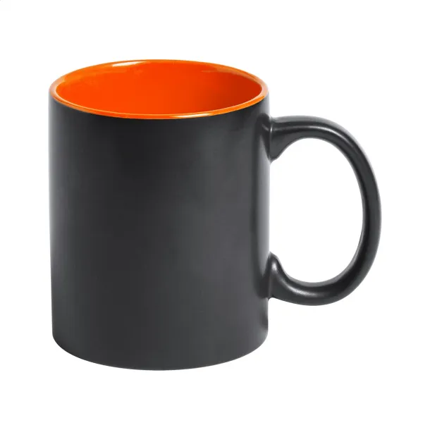 Bavary šalica, 350 ml Narančasta Crna