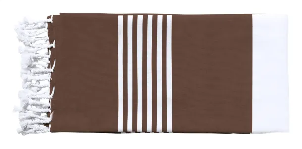Makaha beach towel Brown