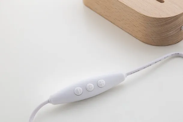 Woodify LED light trophy, pentagon Transparent Natural