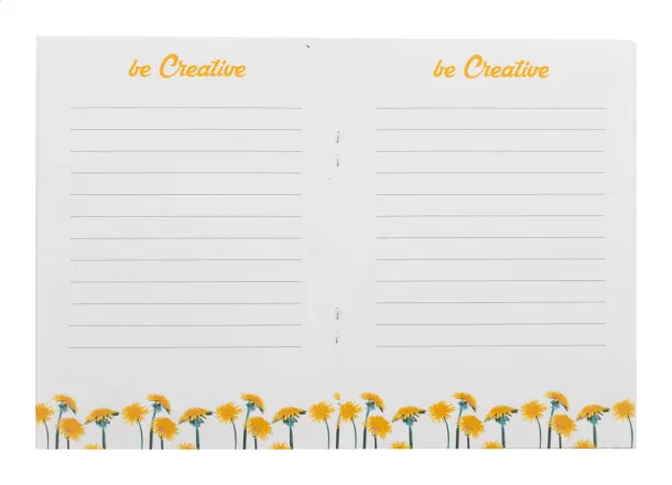CreaNote Plus A6 Seed personalizirani notes s papirom sa sjemenkama Bijela