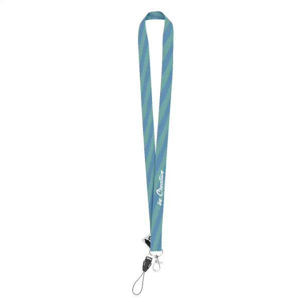 Subyard B RPET custom sublimation lanyard White