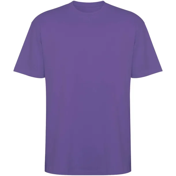 Bull short sleeve unisex oversized t-shirt - Roly Irish purple