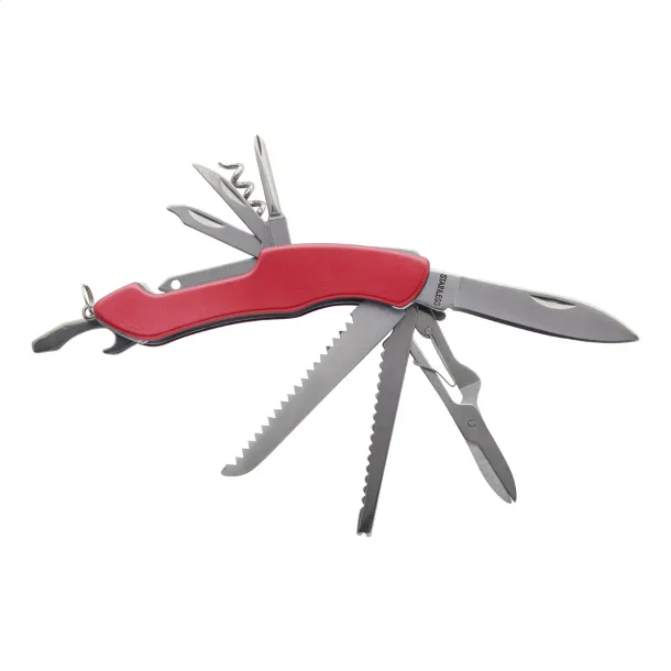 Breithorn multifunctional pocket knife Red