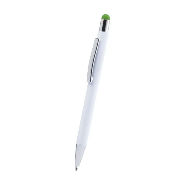 Wirly touch ballpoint pen Green White