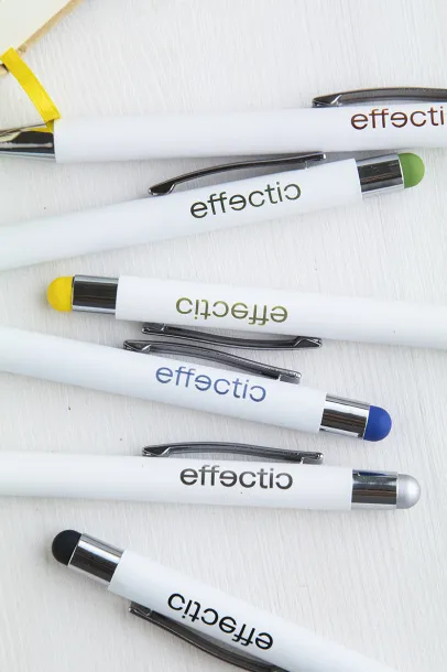 Wirly touch ballpoint pen Black White