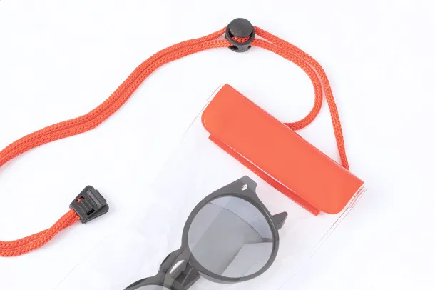 Splash vodootporna torbica za mobitel Narančasta Prozirno
