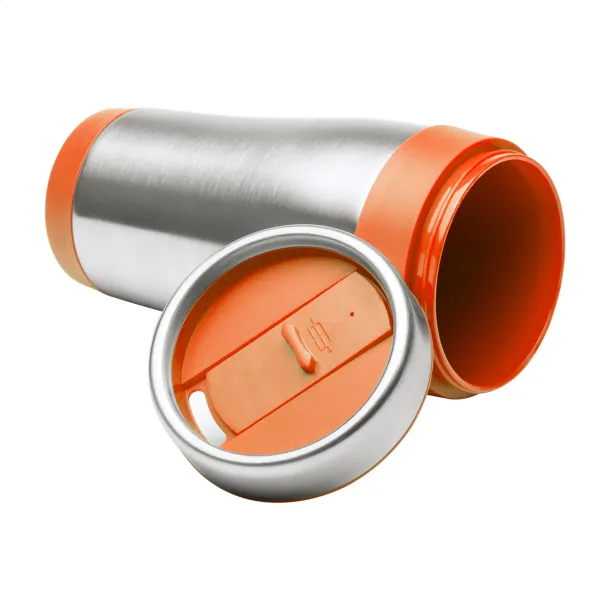 Caprol thermo mug Orange Silver