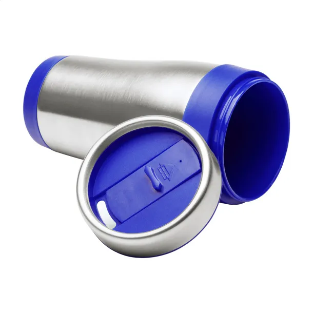 Caprol termo šalica 450 ml Plava Srebrna