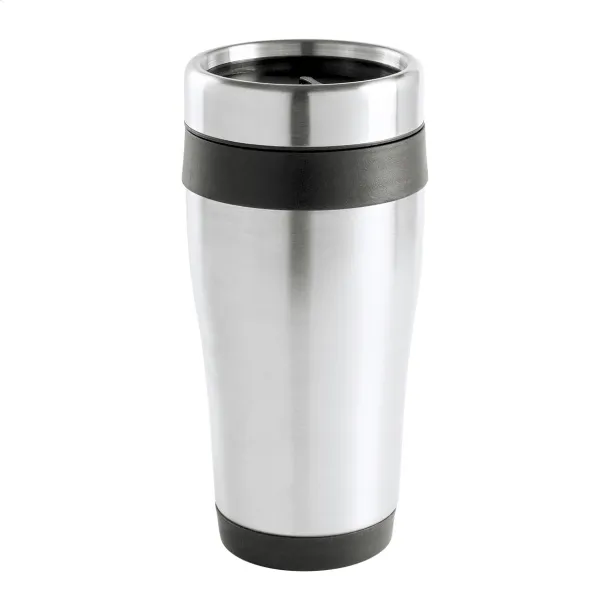 Caprol termo šalica 450 ml Crna Srebrna