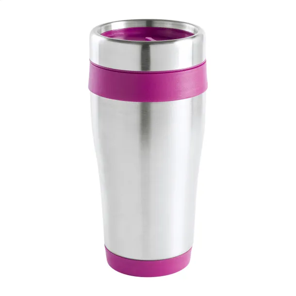 Caprol thermo mug Pink Silver