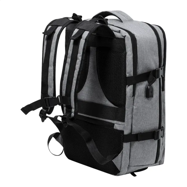 Doheny vodootporni 17" laptop ruksak Siva