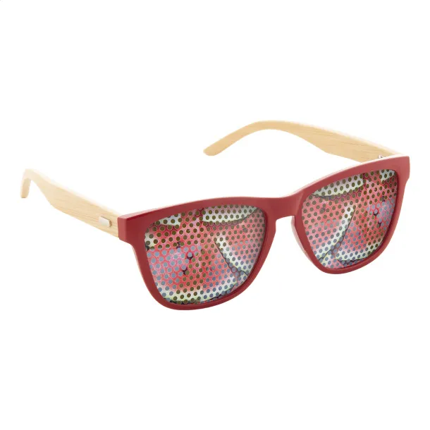 Colobus sunglasses Red Natural