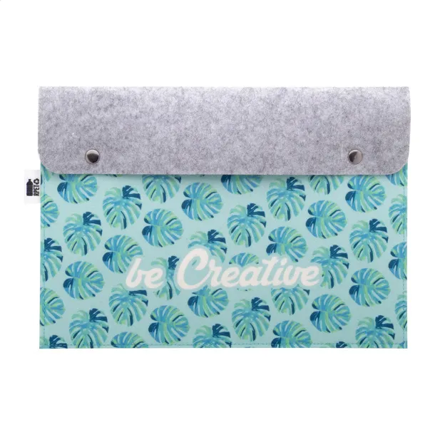 CreaFelt Folder personalizirana mapa za dokumente Bijela Siva
