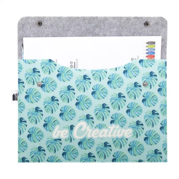CreaFelt Folder custom document folder White Grey