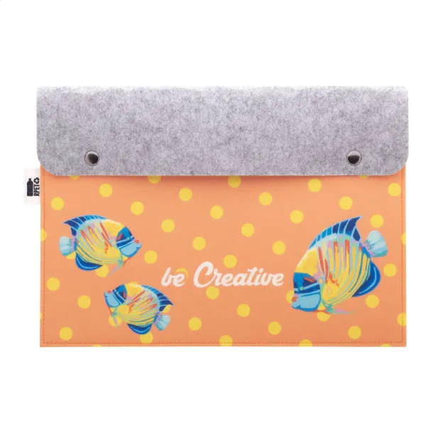 CreaFelt Folder custom document folder White Grey
