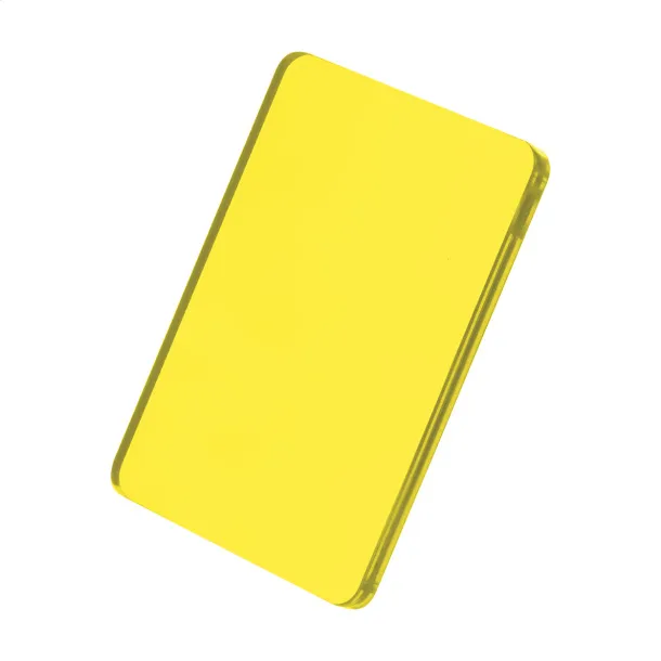 CreaFob personalizirani privjesak za ključeve transparent yellow