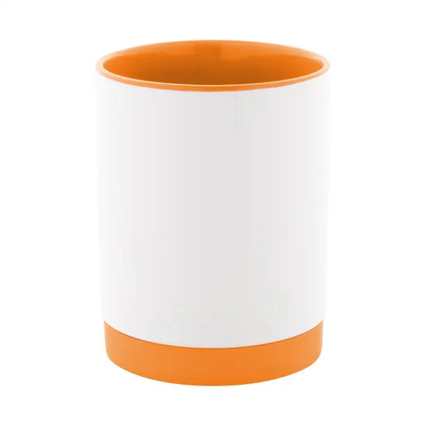 MultiColour Plus sublimation mug Orange White