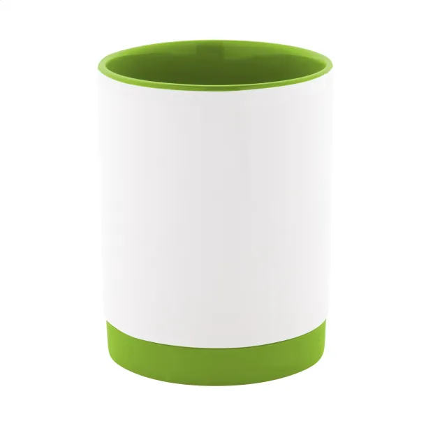 MultiColour Plus sublimation mug Green White
