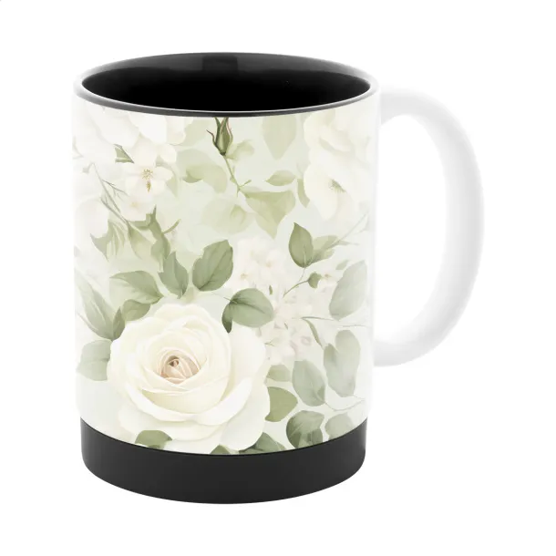 MultiColour Plus sublimation mug Black White