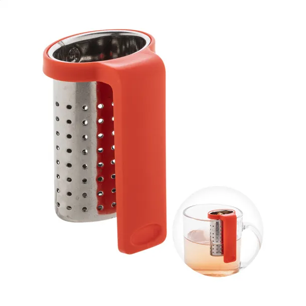 Leaflet tea infuser Red