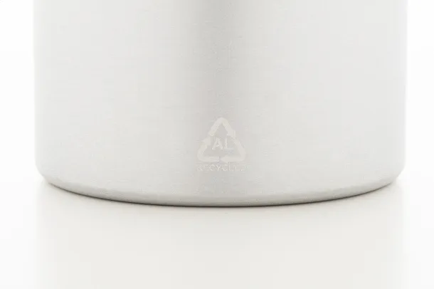 Ralusip Plus boca od recikliranog aluminija, 600 ml Srebrna