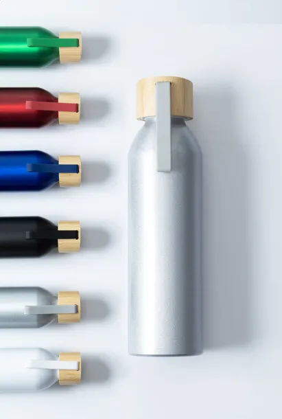 Ralusip Plus recycled aluminium bottle Silver