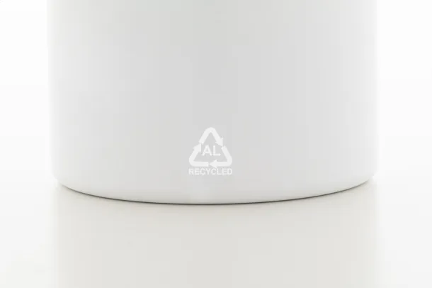 Ralusip Plus recycled aluminium bottle White