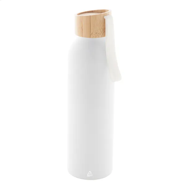 Ralusip Plus recycled aluminium bottle White