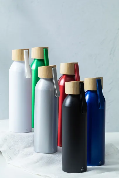 Ralusip Plus recycled aluminium bottle Blue