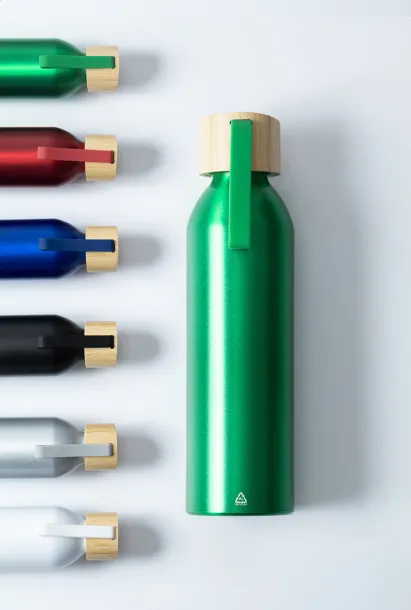 Ralusip Plus boca od recikliranog aluminija, 600 ml Zelena