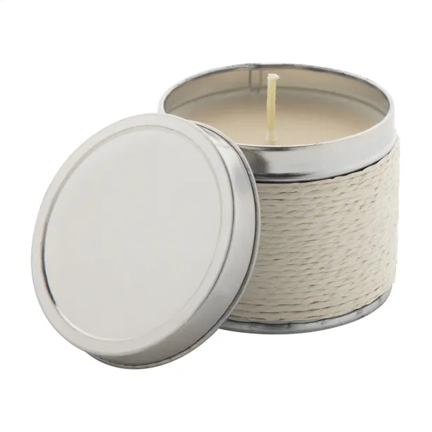 Scendle scented candle, vanilla Beige Silver