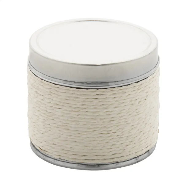 Scendle scented candle, vanilla Beige Silver