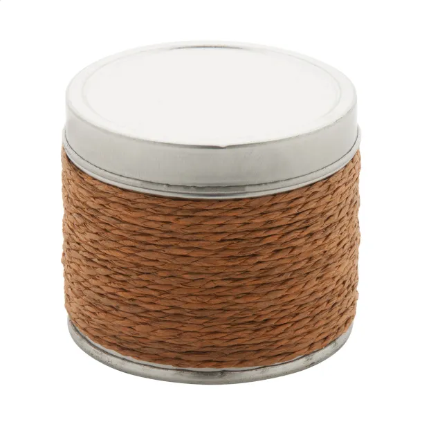 Scendle scented candle, vanilla Brown Silver