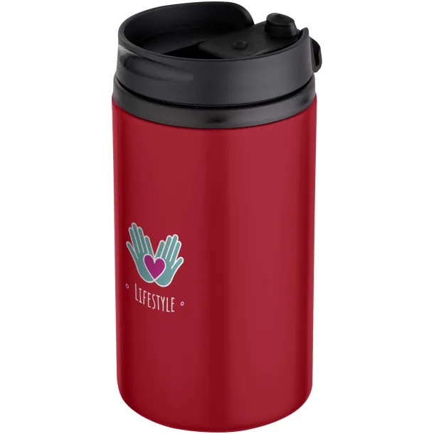 Mojave 250 ml RCS certified recycled stainless steel insulated tumbler Red