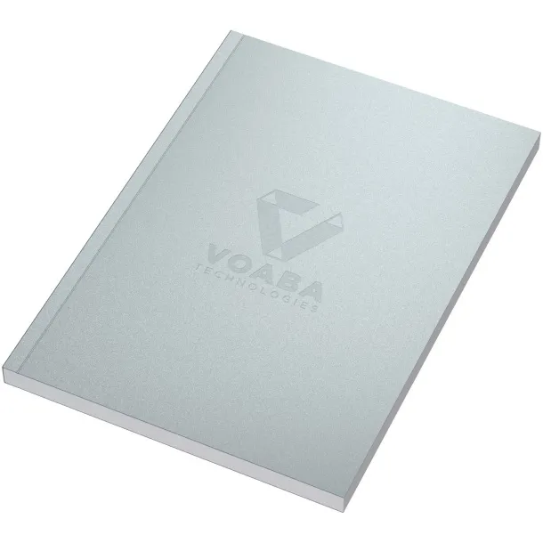 Novella Austen A5 soft cover notebook Silver