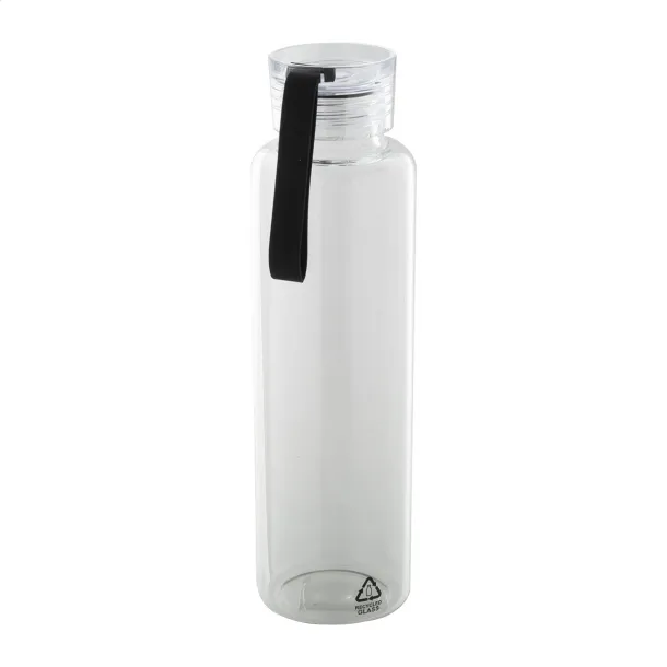 Vitrem recycled glass bottle Black