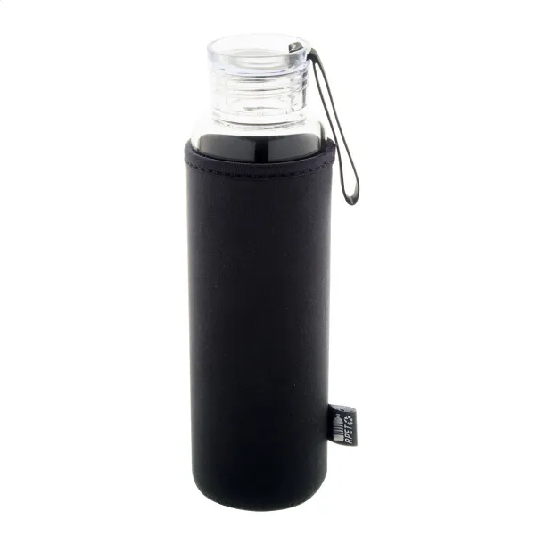 Vitrem recycled glass bottle Black