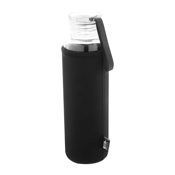 Vitrem recycled glass bottle Black