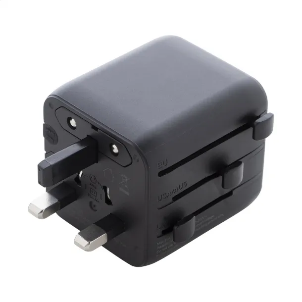 Jetsetter Pico RPC travel adapter Black