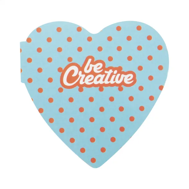 CreaStick Heart personalizirane ljepljive bilješke Bijela