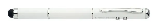 Keynote kemijska olovka s laserskim pokazivačem Bijela