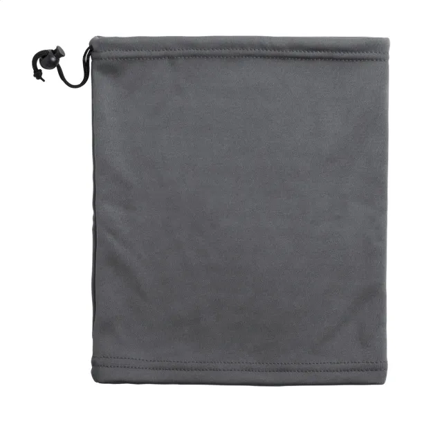 Swoosh neck warmer and hat ash grey