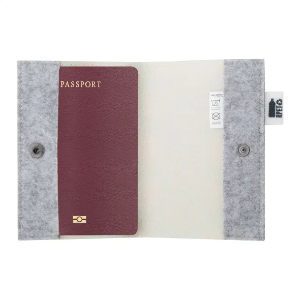 CreaFelt Pass personalizirani etui za putovnicu Bijela Siva